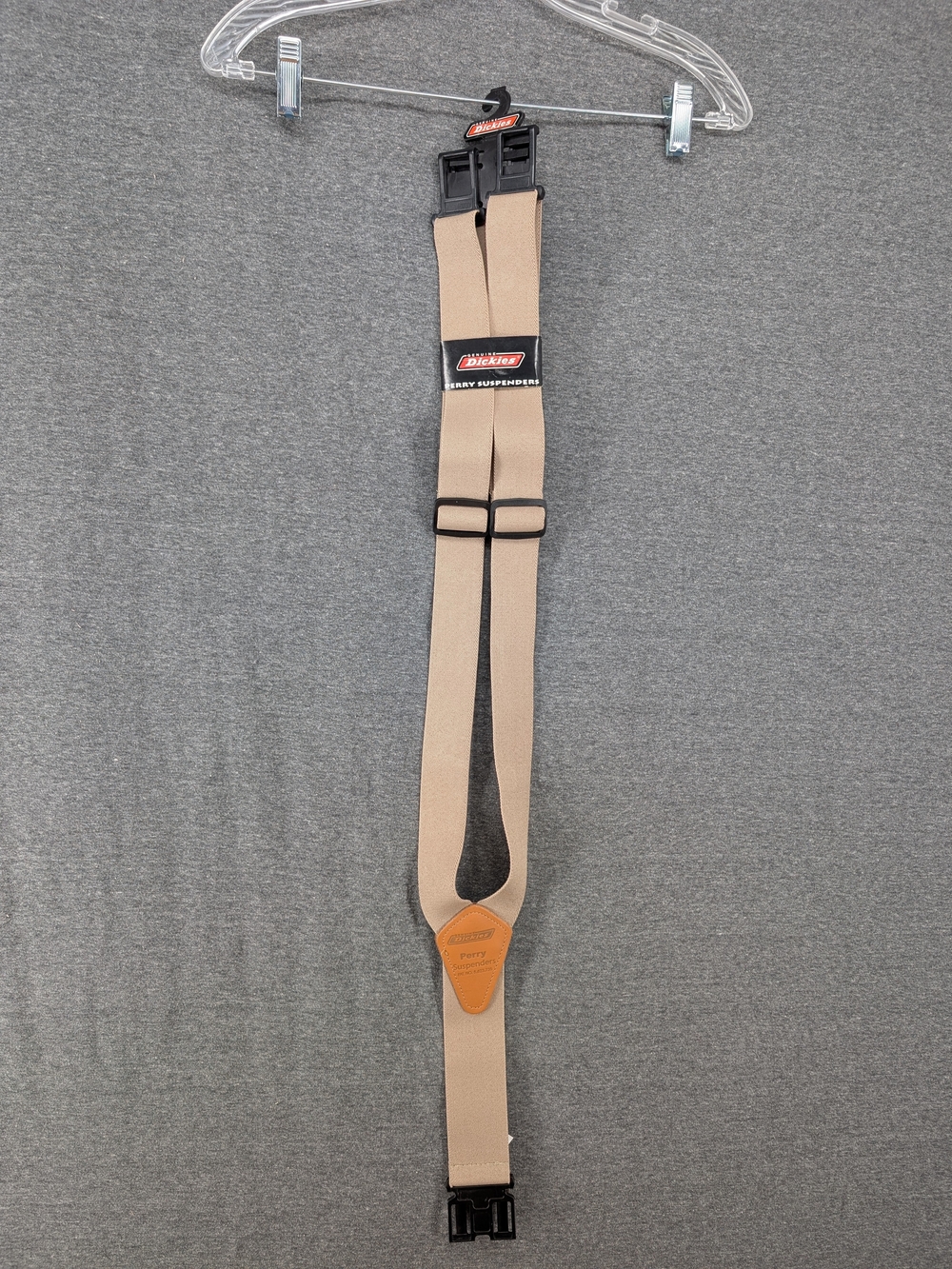 Dickies Men’s Tan Elastic Suspenders